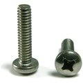 Newport Fasteners 1/4"-20 x 1-3/4 in Phillips Pan Machine Screw, Plain 18-8 Stainless Steel, 100 PK 363947-PR-100